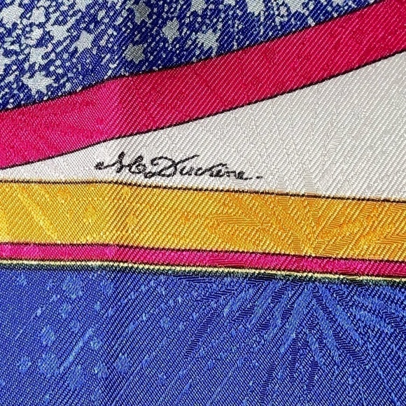 Hermes 150th Anniversary 100% Silk Scarf "Feux d"Artifice " by M. Duchene W/Box - Picture 5 of 16